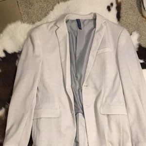 Zara white cream blazer and suit